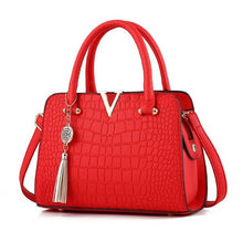 Load image into Gallery viewer, Fashion Alligator leather women handbags famous designer brand bags Luxury Ladies Hand Bags And Purses Messenger shoulder bags