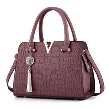 Load image into Gallery viewer, Fashion Alligator leather women handbags famous designer brand bags Luxury Ladies Hand Bags And Purses Messenger shoulder bags