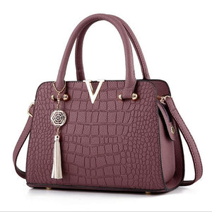 Fashion Alligator leather women handbags famous designer brand bags Luxury Ladies Hand Bags And Purses Messenger shoulder bags