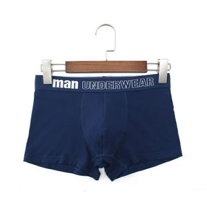 Men Underwear Boxer Cotton Man Short Breathable Solid Mens Flexible Shorts Boxers Male Underpants