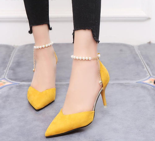 Shoes Female Fashion Sexy Hollow With Sandals Summer  Korean Version  Breathable Shoes Women Pumps High Heel   Wedding
