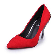 Load image into Gallery viewer, Sexy High Heels Woman Pumps Red Gold Silver High Heels