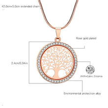 Load image into Gallery viewer, Crystal Round Small Necklace