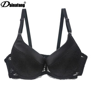 40/90 42/95 44/100 D DD cup large size bra,back closure women underwear bras,bow push up sexy lingerie brassiere