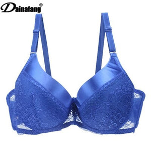 40/90 42/95 44/100 D DD cup large size bra,back closure women underwear bras,bow push up sexy lingerie brassiere