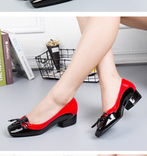 Load image into Gallery viewer, Pumps Butterfly-Knot Women Dress Shoes Square
