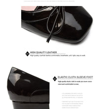 Load image into Gallery viewer, Pumps Butterfly-Knot Women Dress Shoes Square