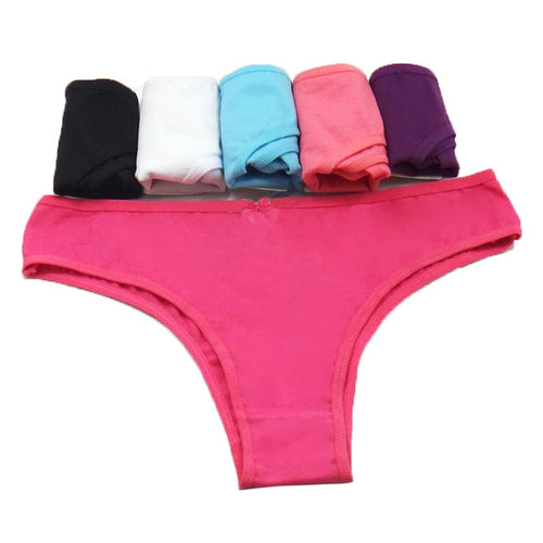 Lot 5 pcs Women Underwear Cotton Everyday  Ladies Girls Panties Briefs Intimates Lingerie Knickers for Women Hot sale