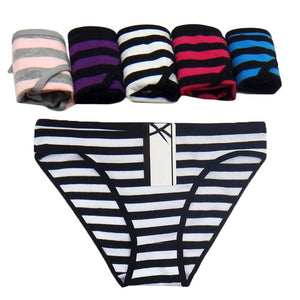 Lot 5 pcs Women Underwear Cotton Everyday  Ladies Girls Panties Briefs Intimates Lingerie Knickers for Women Hot sale