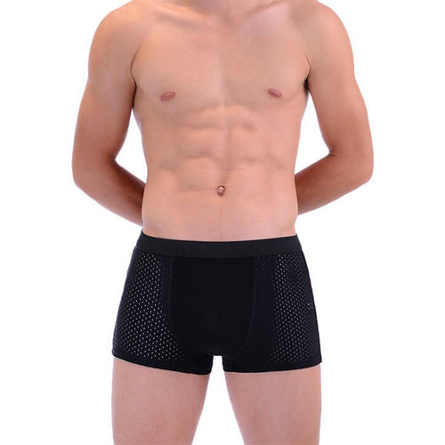 New 2019 Breathable Mesh Silk Men Boxers Four Corner Underwear Wholesale Underwear Men Cotton Mens Bodysuit Underwear 4pcs