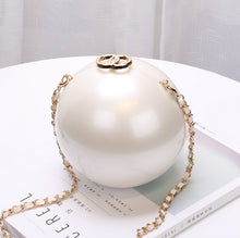 Load image into Gallery viewer, Portable Pearl Makeup Hard Box Clutch Bag Sling Purses And Shoulder Clutch Bag