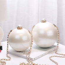 Load image into Gallery viewer, Portable Pearl Makeup Hard Box Clutch Bag Sling Purses And Shoulder Clutch Bag