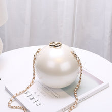 Load image into Gallery viewer, Portable Pearl Makeup Hard Box Clutch Bag Sling Purses And Shoulder Clutch Bag