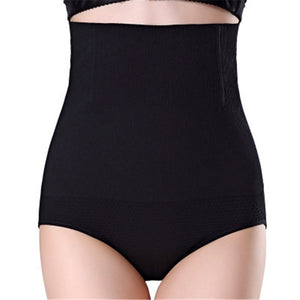 Women High Waist Tummy Control Panties Waist Body Shaper Seamless