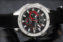 Load image into Gallery viewer, MEGIR Men Sport Watch Chronograph Silicone Strap Quartz Army Military Watches Clock .