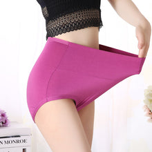 Load image into Gallery viewer, AQ223/18 Hot Sale Cotton Women&#39;s Plus Size Panties Comfortable Bamboo Fiber Underpants