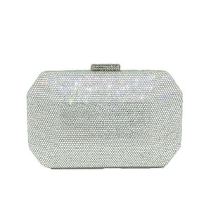 Sparkling Green Emerald Crystal Women Evening Bag