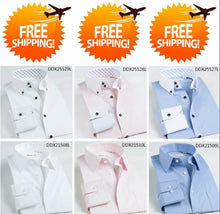 Load image into Gallery viewer, 3 Custom Dress Shirt Men Bespoke Shirt,  Camisa Social Masculina  Slim Fit Men Dress Shirts Long Sleeve Tailor Made Dress Shirt