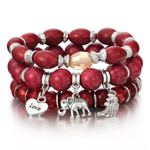 3-4pcs/set Fashion Bracelets & Bangles