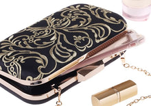 Load image into Gallery viewer, LUXY MOON Evening Clutch Women&#39;s Wallet New Diamond Embroidery Flower Clutch Purse mini