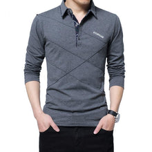 Load image into Gallery viewer, Men&#39;s Polo Shirt Long Sleeve Casual