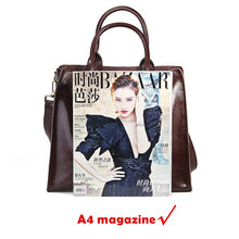 Load image into Gallery viewer, Burminsa Brand Real Leather Handbags Ladies Genuine Leather Tote