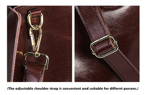 Burminsa Brand Real Leather Handbags Ladies Genuine Leather Tote