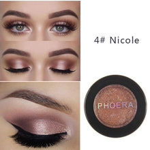 Load image into Gallery viewer, PHOERA  Eye shadow Eye Glitter Shimmer 24 Colors Natural Matte Palette Pigment Eyes Make.