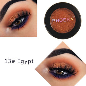 PHOERA  Eye shadow Eye Glitter Shimmer 24 Colors Natural Matte Palette Pigment Eyes Make.