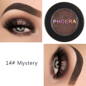 PHOERA  Eye shadow Eye Glitter Shimmer 24 Colors Natural Matte Palette Pigment Eyes Make.