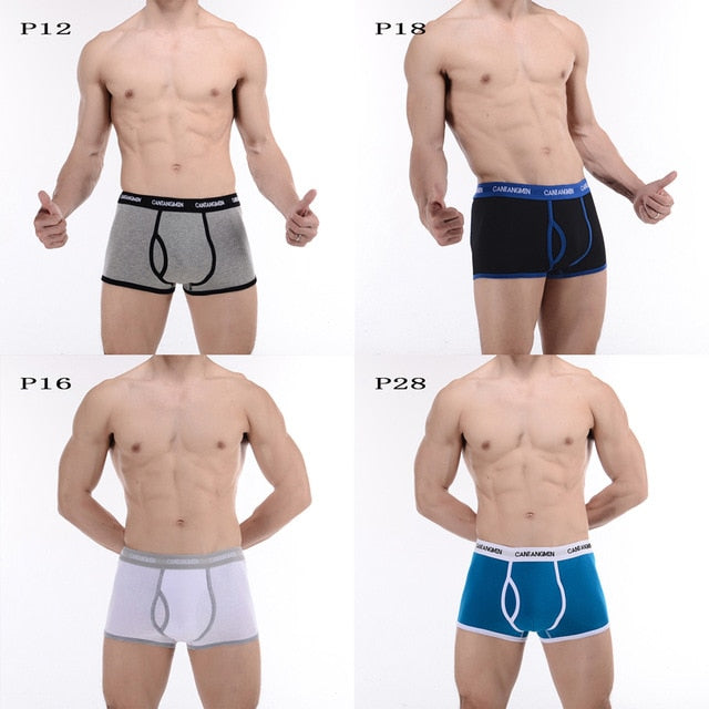 CANTANGMIN Male panties cotton boxers panties comfortable breathable men's panties underwear