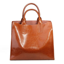 Load image into Gallery viewer, Burminsa Brand Real Leather Handbags Ladies Genuine Leather Tote