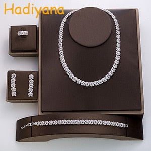 Hadiyana fashion cubic zircon  jewelry rose