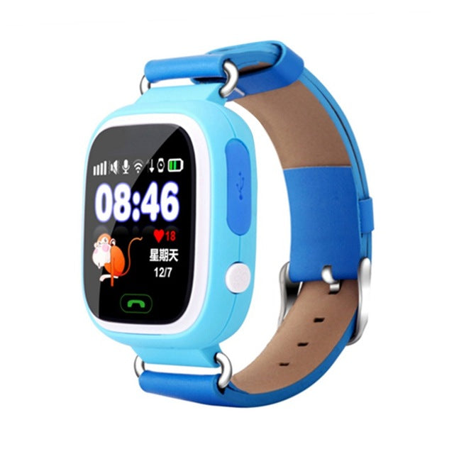 GPS Phone Positioning Children Watch 1.22 inch Color Touch Screen WIFI SOS Smart Watch