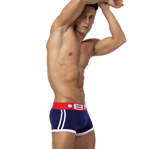 Brand men Underwear boxer Sexy cotton Cuecas Boxers Mens boxer shorts Gay Underwear Man male boy underpants slip B0040