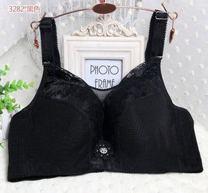 Push Up Plus Size Bra Large Cotton Underwire Brassiere Spandex Full Cup D E F G Cup Bra 120 115 52 50 48