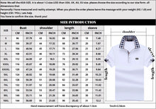 Load image into Gallery viewer, Cotton Short Sleeve shirt Brands Embroidery Lion Men&#39;s Shirts polo shirts