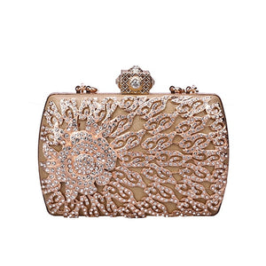 Crystal Bag Luxury Diamond With Chain Shoulder Handbags Purse