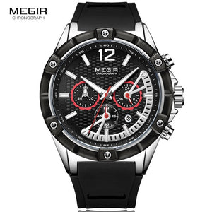 MEGIR Men's Sports Chronograph Quartz Wrist Watches.