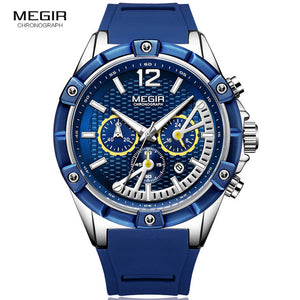 MEGIR Men's Sports Chronograph Quartz Wrist Watches.