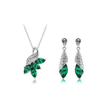 Load image into Gallery viewer, Cubic Zirconia Exquisite Women Pendant Necklace Earring Jewelry Set