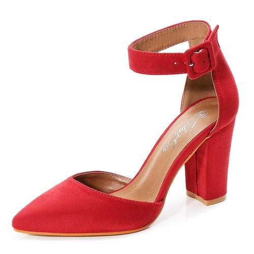 Pumps Women Shoes Sandal High Quality Flock Slip-On