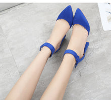 Load image into Gallery viewer, Pumps Women Shoes Sandal High Quality Flock Slip-On