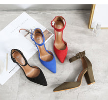 Load image into Gallery viewer, Pumps Women Shoes Sandal High Quality Flock Slip-On