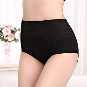 New 5XL Underwear Women Panties High Rise Cotton Briefs