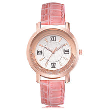 Load image into Gallery viewer, New ladies watch Rhinestone Leather Bracelet Wristwatch Women Fashion Watches