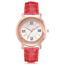 Load image into Gallery viewer, New ladies watch Rhinestone Leather Bracelet Wristwatch Women Fashion Watches