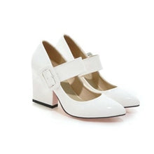 Load image into Gallery viewer, High Heels Shoes Women Mary Janes Shoes Thick High Heel Pumps