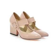 Load image into Gallery viewer, High Heels Shoes Women Mary Janes Shoes Thick High Heel Pumps