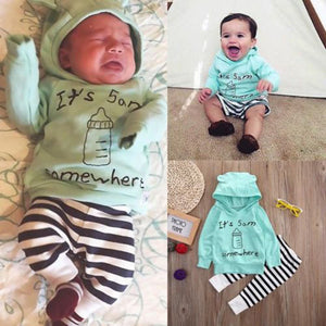 New Casual US Newborn Baby Kids Boy/ Girl Clothes Long Sleeve